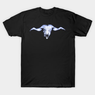 Aries Skull Blue T-Shirt